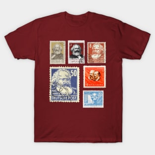 Soviet Post Stamps Lenin T-Shirt